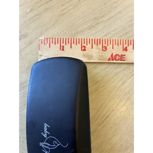 Y2K Baby Phat Sunglasses Case Black Hard Case Pink Liner Eye Glasses Vintage 90s - Picture 4 of 4